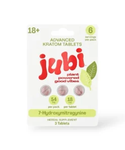jubi 7-Hydroxymitragynine Chewable Tablets 18mg Per Tablet